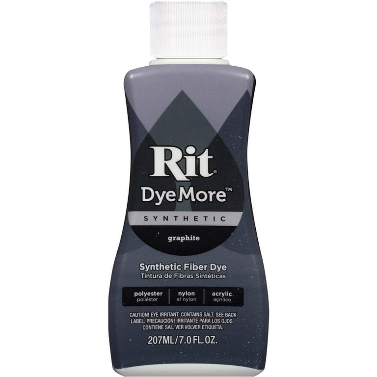 Rit Dye Liquid Black All-Purpose Dye 8oz, Pixiss Tie Dye Accessories Bundle with Rubber Bands, Gloves, Funnel and Squeeze Bottle