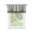thumbnail image 4 of Achim Callie Light Filtering Double Layer Pick Up Valance, Grey, 58" x 14", 4 of 4