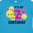 thumbnail image 4 of Inktastic Its My 2nd Birthday with Smiling Emoticons Girls Toddler T-Shirt, 4 of 5