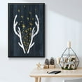 thumbnail image 5 of Antlers & Magic - Framed Gallery Wrapped Holiday Canvas - 25 x 37 - Black Frame, 5 of 8