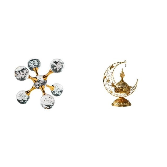 Figura Moderna De Esfera De Burbujas Y Quemador De Incienso árabe, Escultura Decorativa Para Escritorio, Oficina, Estantería, Sala De Estar, Chimenea, Candelabro.
