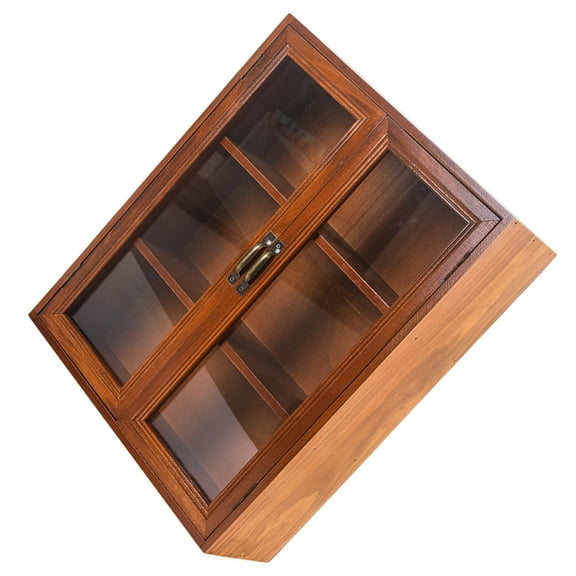 unbranded 1Pc Cosmetic Storage Organizer Retro Cabinet Useful Sundries Storage Holder