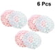 thumbnail image 5 of WORGEOUS 6pcs gorro de ducha impermeable gorro de ducha adorable punto espesar herramienta de ducha para niñas mujeres damas (3 piezas azul, 3 piezas rosa), 5 of 8