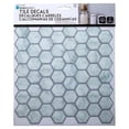 thumbnail image 5 of Truu Design Plastic Peel and Stick Blue Wall Tile Set, 5 of 5