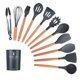 thumbnail image 1 of Juego de utensilios de cocina 11 piezas de silicona antiadherente juego de utensilios de cocina con Abanopi Gris, 1 of 7
