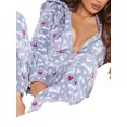 thumbnail image 4 of LilyLLL Womens Christmas Pajamas Winter Warm Flannel One Piece Loungewear Jumpsuit Sleepwear, 4 of 4