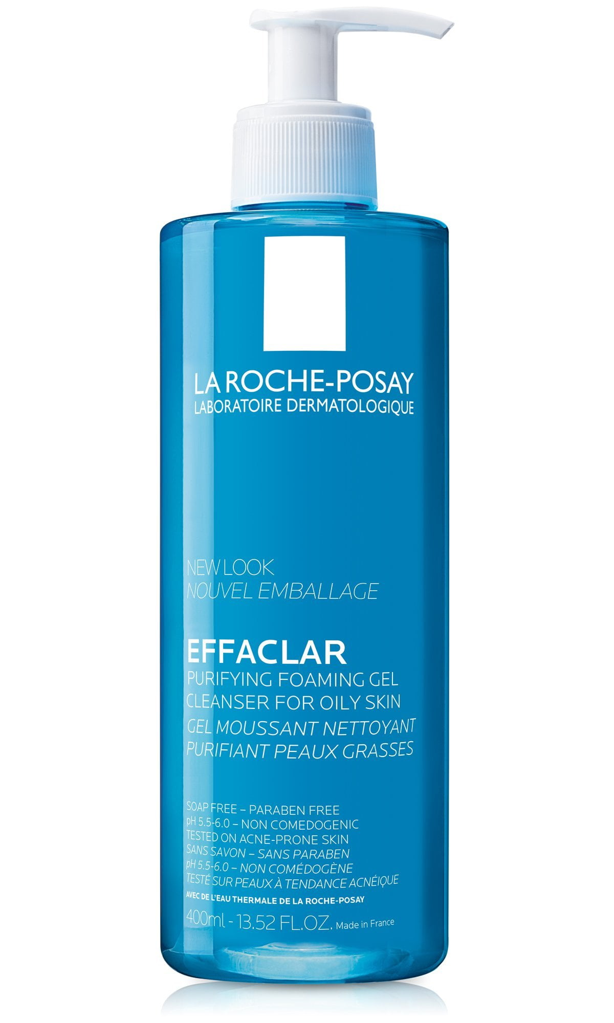 La Roche-Posay Effaclar Purifying Foaming Gel Cleanser Oily Skin, 13.52 fl oz - Walmart.com