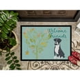 thumbnail image 3 of Carolines Treasures BB7581JMAT Welcome Friends Black Boxer Doormat 24x36 36"L x 24"W multicolor, 3 of 4
