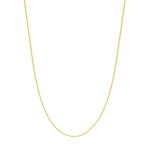 14K White Gold Women's 16" 1.50mm Open Diamond Cut Cable with 040 Gauge and Lobster Lock Quality Tag