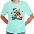 thumbnail image 2 of Mickey Flower and Garden Shirt, Unisex Casual Short Sleeve ( XX-Large, Mint), 2 of 6