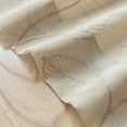 thumbnail image 6 of Curtainking Sheer Curtains for Living Room Embroidered Leaf Window Curtains 96 inch Length light Filtering Drapes Bedroom Rod Pocket 2 Panels Taupe, 6 of 7