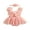 Pink, variant on Suealasg 2Pcs Baby Girl Summer Birthday Outfit Flower Embroidery Lace Tulle Romper Dress +Bow Headband 3 6 12 18 24 Months Infant Girls Photoshoot Clothes