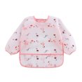 thumbnail image 2 of 1-6T Kids Art Smock Children's Artist Painting Aprons Long Sleeve Feeding Bib Play Apron with Pocket, 2 of 2