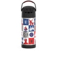 thumbnail image 5 of Thermos Funtainer Stainless Steel Vacuum Insulated Bottle with Covered Straw for Kids, Spiderman, 14oz, 5 of 8