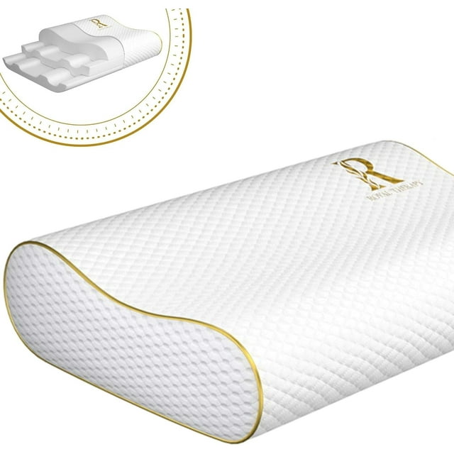 Almohada viscoelástica Royal Therapy Queen para aliviar el dolor de cuello