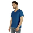 thumbnail image 2 of Inkmeso T-Shirt de Base à Col en V pour Homme, Manches Courtes, Uni, Coupe Régulière, en Coton, 2 of 7