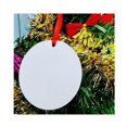 thumbnail image 3 of Plantilla de maqueta de adorno navideño de aluminio redonda con logotipo personalizado, adornos de sublimación en blanco de 3,5", 3 of 4