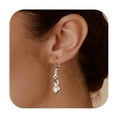 thumbnail image 5 of Lancharmed Silver Plated Earrings for Mother,Zircon Pendant Earring Gifts for Friend Woman, 5 of 8