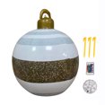 thumbnail image 3 of SDJMa Light Up PVC Inflatable Christmas Ball 23.6" Remote Inflatable Christmas Ball Glowing in The Dark Large Inflatable Decorated Ball for Christmas Yard Decoration,Indoor Outdoor Lawn Decor, 3 of 8
