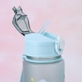 thumbnail image 3 of Yucurem 800ml Cartoon Space Water Bottle with Straw & Handle for Outdoor Sports Water Bottles for Sports (Green), 3 of 10