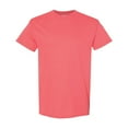 thumbnail image 5 of Gildan Short Sleeve T-Shirt for Men, Heavy Cotton Crewneck Classic Shirt, Coral Silk Tee, L, 5 of 5