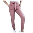 thumbnail image 1 of Gibobby pantalones deportivos Pantalones de alto punto Pantalón Cintura Casual Fitness Ocho leggings Mujeres Sudor Hip Pants (Rosa, L), 1 of 5