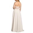 thumbnail image 5 of David’s Bridal, The Edit by DB Studio Women's Illusion Lace Bodice A-Line Wedding Dress, Full Length, Chiffon, 5 of 6