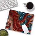 thumbnail image 4 of Mouse Pad, Gaming Mouse Pad, Cool Octopus Mouse Pad, Animal Mouse Mat, Art Design Square Waterproof, 4 of 5