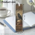 thumbnail image 6 of ZUXONGSY Vintage Gothic Raven Skull Print6 in 1 Backpack Set for Boys Girls, Lightweight School Backpack with Lunch Box, Pencil Case, Water Bottle Holder, Keychain & Bookmark for Elementary Students, 6 of 6