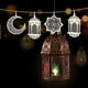 thumbnail image 4 of Wood Decoration EID Craft Moon for Home Desktop Tabletop Hanging Ornament Pendant Middle East Festival Celebration Party Supply, 4 of 5