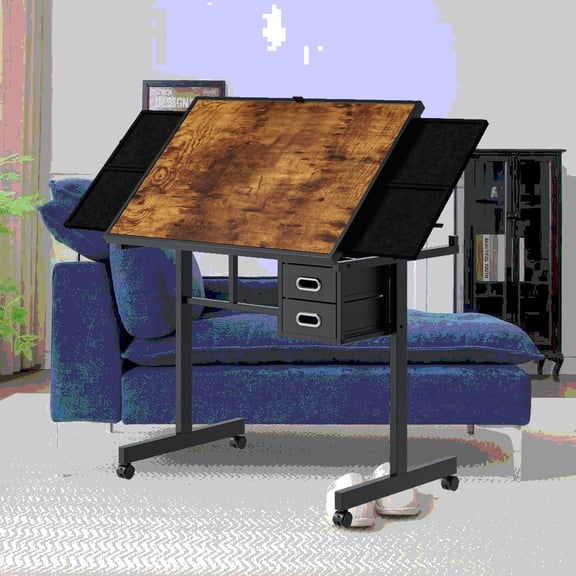 Jigsaw Puzzle metal Tableboard for Adults - 1000 pieces with 4 Drawers & Wooden Cover