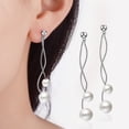 thumbnail image 2 of Nuevos pendientes de plata de ley 925 con forma de corazón para mujer, accesorios de joyería exquisitos de alta calidad para estudiante y novia, regalo de corazón, 2 of 2