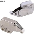thumbnail image 2 of Solución de bloqueo ajustable para muebles, minicerradura de empuje con clip de resorte incorporado para gabinetes de cocina, hebilla de bloqueo automático universal para uso en el hogar y la oficina, 2 of 5