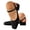 a-Black, variant on Women Square Toe Dressy Sandals Leather Dance Shoes Low Heel Outdoor Summer Sandal Comfortable Walking Slide Shoe Brown 6.5