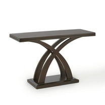 Jocelyn Console Entry Table in Espresso Cherry Wood and Mango Veneers