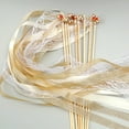 thumbnail image 4 of kurtrusly Sparklers Decoration Count Farewell Creative Ribbon Sparklers Exquisite Decor for Wedding Offs Parties and Activities 20pcs beige, 4 of 6
