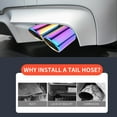 thumbnail image 3 of Stainless Steel Car Exhaust Pipe Cover Decor - Enhance Vehicle Appearance with Easy-to-Install Sporty Tailpipe Decoration for Automotive Customization, 3 of 5