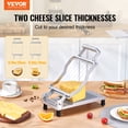 thumbnail image 2 of VEVOR Cheese Cutter with Wire Cheeser Butter Cutting 0.39" & 0.78" Cheese Slicer, 2 of 9