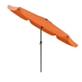 thumbnail image 6 of CorLiving 10ft Large Orange Round, Market Patio umbrella with Side Flaps - Perfect Deck Umbrellas Outside, Table Umbrella for Patio, Standing Patio Table Umbrella, Outdoor Umbrellas for Patio, 6 of 11