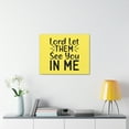 thumbnail image 3 of Scripture Walls John 17:23 See You In Me Yellow Bible Canvas Christian Wall Art Ready to Hang Unframed, 3 of 18