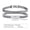 8.2 in （2pcs), variant on 2Pcs/Set Stainless Steel Curb Cuban Link Chain Bracelets for Men Women Necklack-7.4 in （2pcs)
