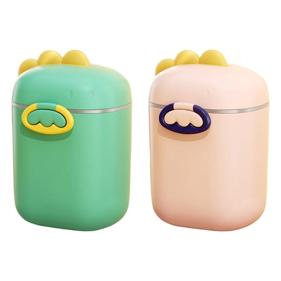 Almencla 2 pieces Baby Formula Dispenser Infant Formula Container for Outdoor Bedroom Picnic