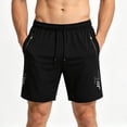 thumbnail image 5 of Xdegoge Athletic Running Shorts for Men Quick Dry Workout Gym Shorts with Zipper Pockets Elastic Waist Drawstring Breathable Activewear for Exercise Fitness Training, 5 of 5