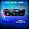 thumbnail image 5 of PNY NVIDIA GeForce RTX™ 5060 Epic-X™ ARGB OC Triple Fan, Graphics Card 8GB GDDR7, SFF-Ready, 2-Slot, 5 of 21