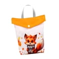 thumbnail image 2 of Bolsa de almacenamiento de pañales, bolsa impermeable multifuncional para pañales de tela para bebé, zorro 25x30cm, 2 of 9