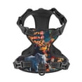 thumbnail image 4 of Lsque Whimsical Animal Spiral Dog Harness, No-Pull Pet Harness with 2 Leash Clips, Adjustable Soft Padded Dog Vest with Easy Control Handle for Large Dogs-Medium, 4 of 9