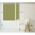 thumbnail image 5 of Ambesonne Leaves Greenery Peel & Stick Wallpaper for Home, Horizontal Leaf Art, 13"x72", Avocado Green and Fern Green, 5 of 5