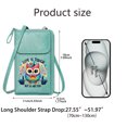 thumbnail image 2 of OIDERY Customized Phone Bags Zipper Womens Wallet Barbell Cartoon Owl Motivational Message Romantic Gifts for Wife Girlfriend Travel Rfid Safe, 2 of 12