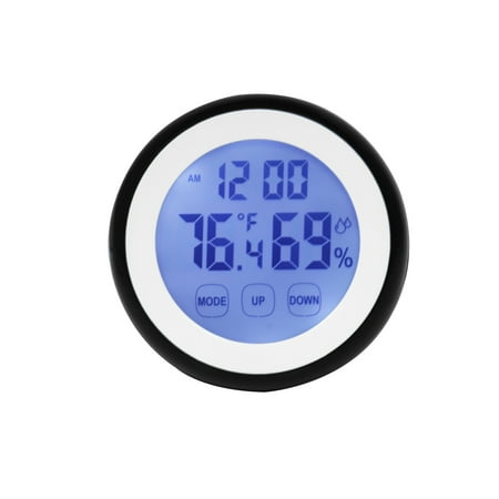 

Wireless Indoor Outdoor Thermometer Digital Temperature Humidity Monitor with High Precision Room Hygrometer with Weather Forecast HD Color Screen Alarm Clock