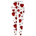 thumbnail image 4 of GHSOHS Leggings for Women Yoga Pants Flare Yoga Pants for Women Valentine's Day Printed Leggings Hip Lifting Sports Leggings Yoga Pants High Waisted Seamless Workout Leggings Women's Capris And C,S, 4 of 4